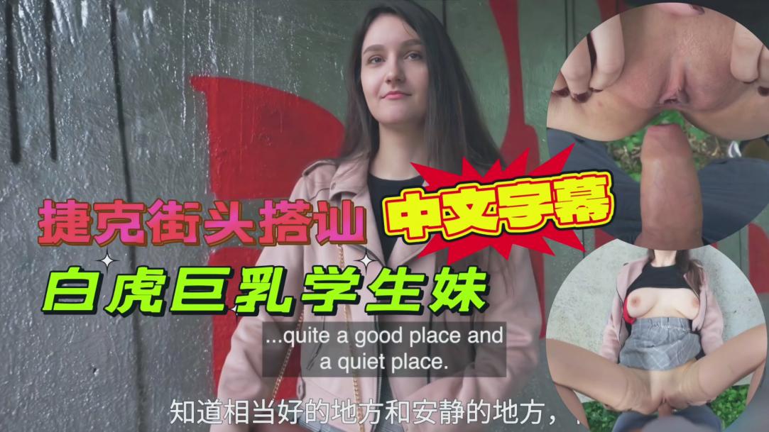 捷克街头搭讪白虎巨乳学生妹，出高价户外打野战
