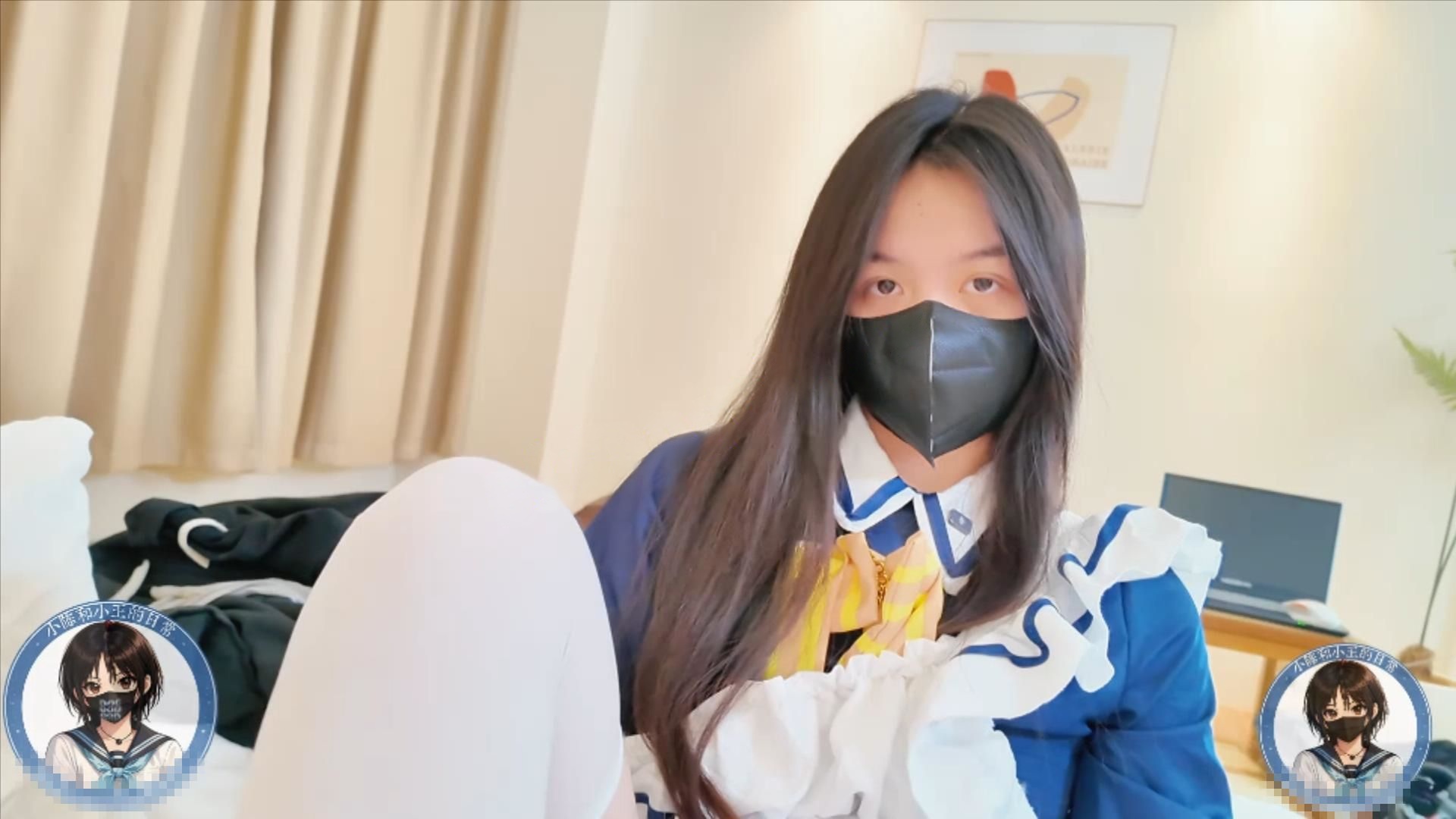 绿帽夫妻【小陈和小王的日常】小陈女仆两部曲之枣子姐过膝白丝写真后续足交榨精摄影师